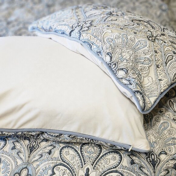 J Queen New York Alexis Queen Comforter 3pc Set Discontinued - Picture 7 of 8